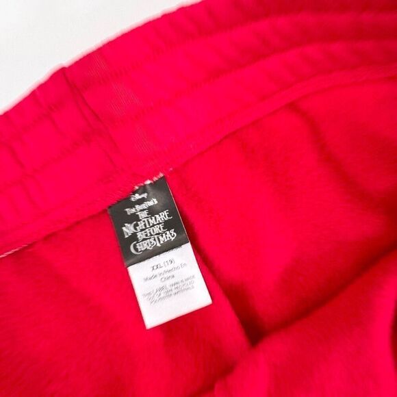 Disney Pants Womens XXL Red The Nightmare Before Christmas Jogger Straight-Leg - Picture 6 of 10